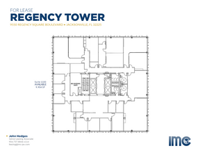 9550 Regency Square Blvd, Jacksonville, FL en alquiler Plano de la planta- Imagen 1 de 6