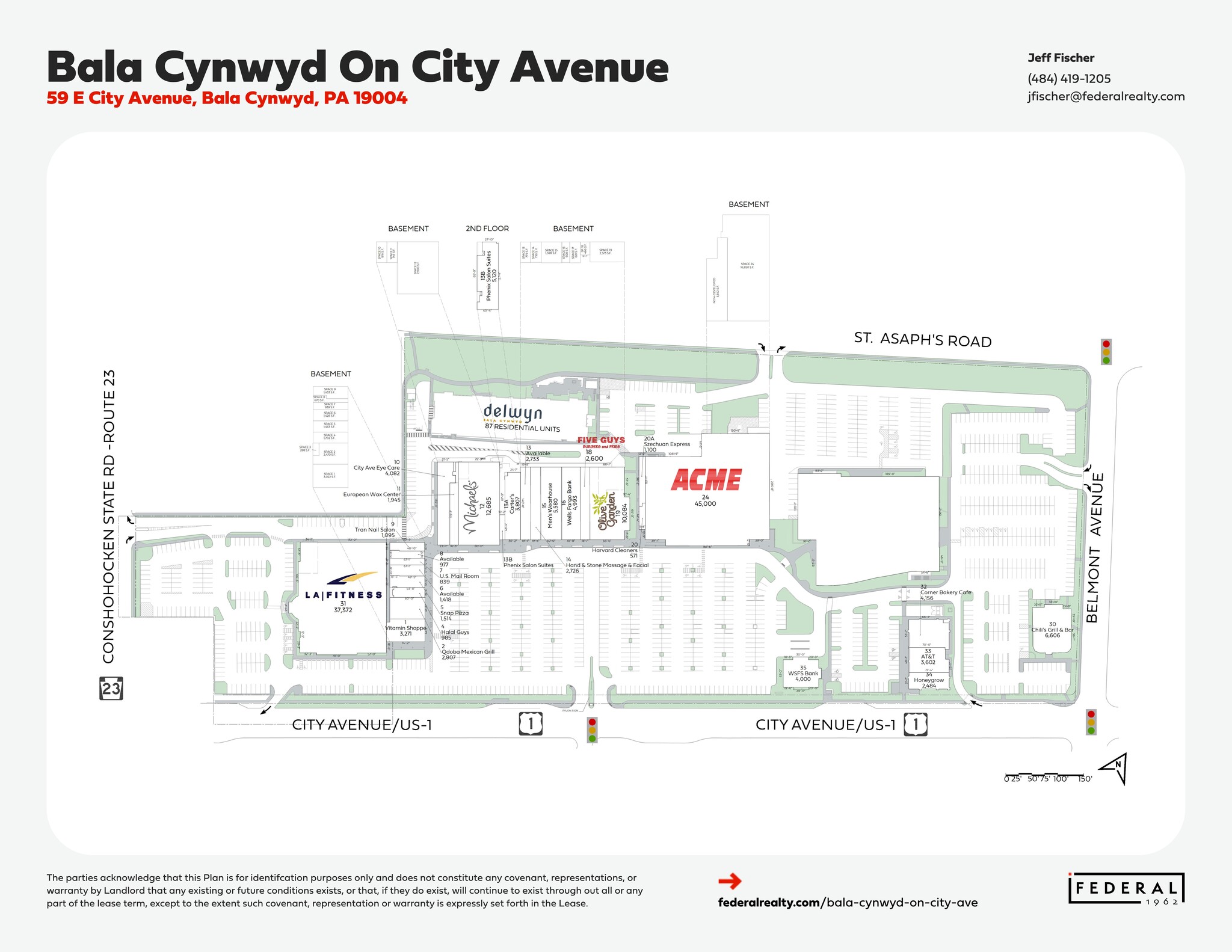 55-121 E City Ave, Bala Cynwyd, PA en alquiler Plano del sitio- Imagen 1 de 1