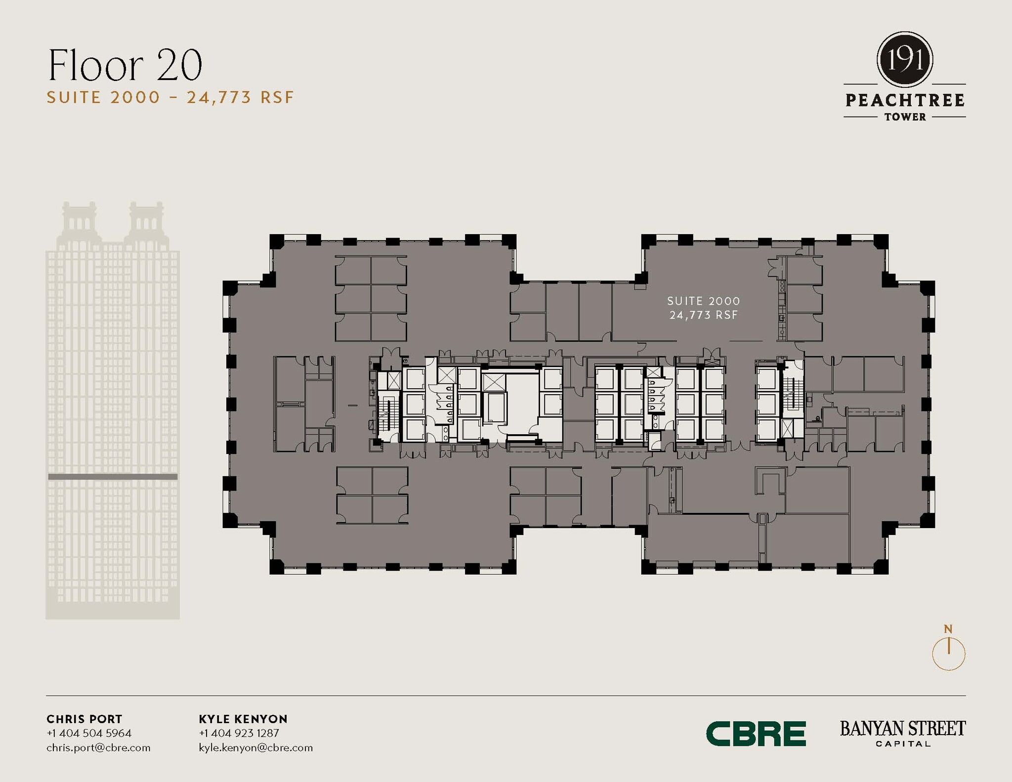 191 Peachtree St NE, Atlanta, GA en alquiler Plano de la planta- Imagen 1 de 1