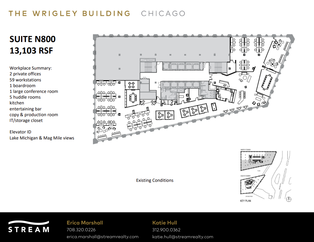 400 N Michigan Ave, Chicago, IL en alquiler Plano de la planta- Imagen 1 de 18