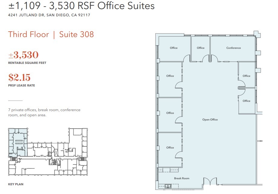 4241 Jutland Dr, San Diego, CA en alquiler Plano de la planta- Imagen 1 de 1