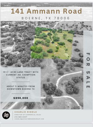 Más detalles para 141 Ammann rd, Boerne, TX - Terrenos en venta