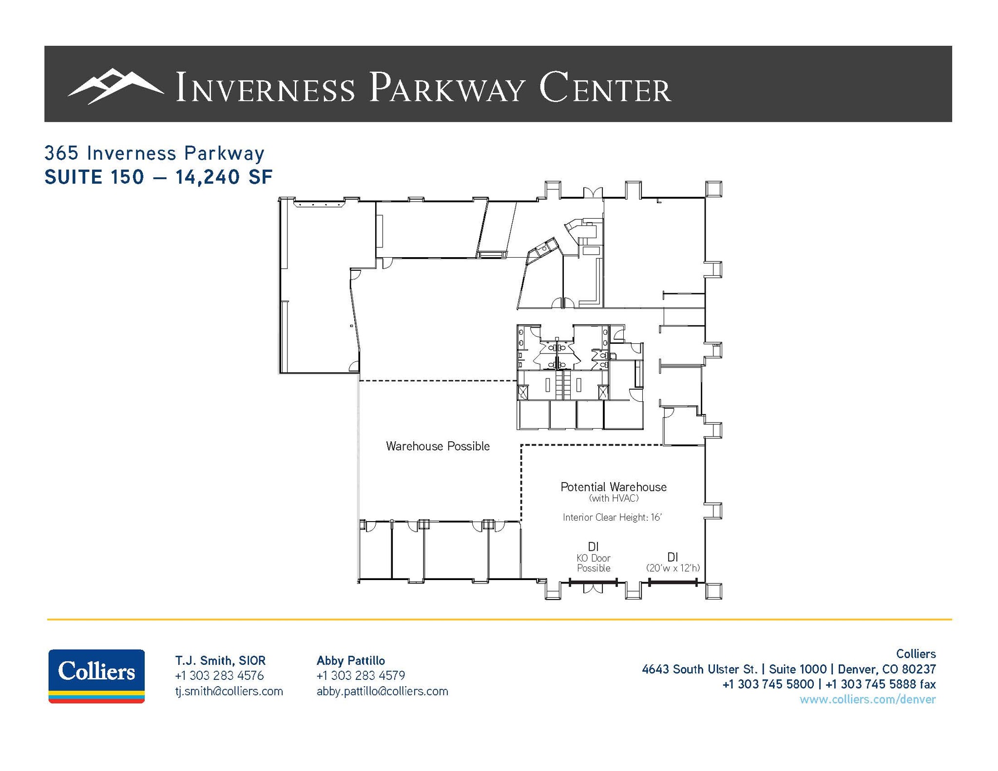 367 Inverness Pky, Englewood, CO en alquiler Plano de la planta- Imagen 1 de 1