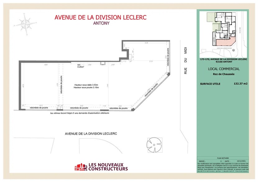 173 Avenue De La Division Leclerc, Antony en alquiler - Plano de la planta - Imagen 1 de 1