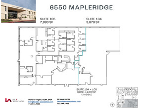 6550 Mapleridge St, Houston, TX en alquiler Plano de la planta- Imagen 2 de 2