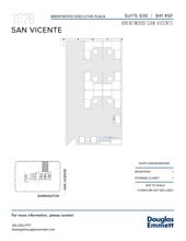 11726 San Vicente Blvd, Los Angeles, CA en alquiler Plano de la planta- Imagen 1 de 1