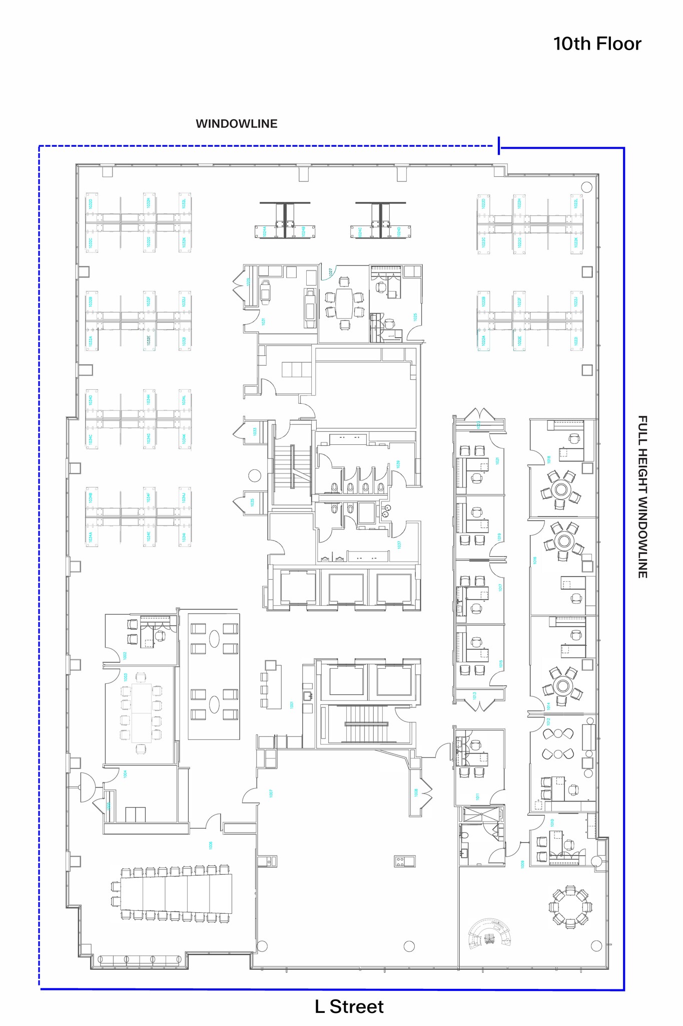 1331 L St NW, Washington, DC en alquiler Plano de la planta- Imagen 1 de 1