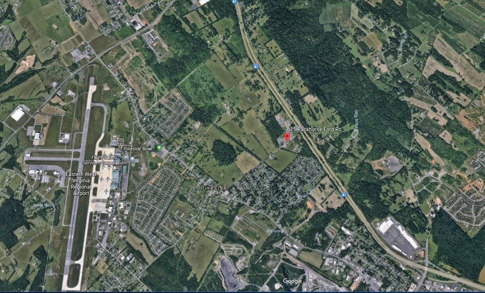 615 Packhorse Ford Rd, Martinsburg, WV en venta - Vista aérea - Imagen 3 de 8