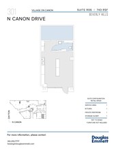 301-333 N Canon Dr, Beverly Hills, CA en alquiler Plano de la planta- Imagen 1 de 1