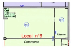 88 Avenue De La Plaine De France, Tremblay-en-France en alquiler Plano de la planta- Imagen 2 de 2