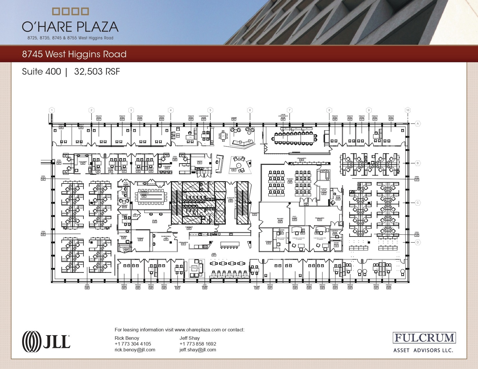 8725 W Higgins Rd, Chicago, IL en alquiler Plano de la planta- Imagen 1 de 1