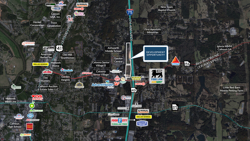 Hwy 156 & 75, Calhoun, GA en venta - Foto del edificio - Imagen 2 de 3