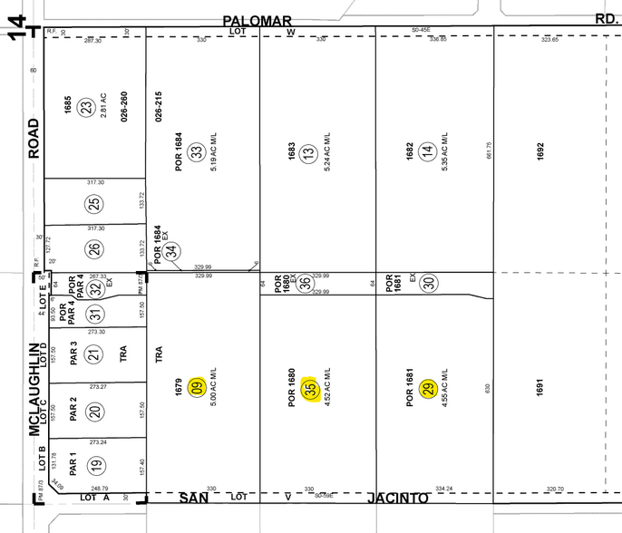 E. San Jacinto Rd. Rd, Menifee, CA en venta - Plano de solar - Imagen 2 de 2