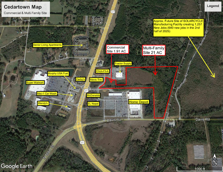 Rome Highway-US 27 and Davis Road, Cedartown, GA en venta - Foto del edificio - Imagen 2 de 3