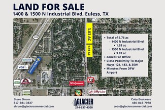 Más detalles para 1500 Industrial Blvd N, Euless, TX - Terrenos en venta