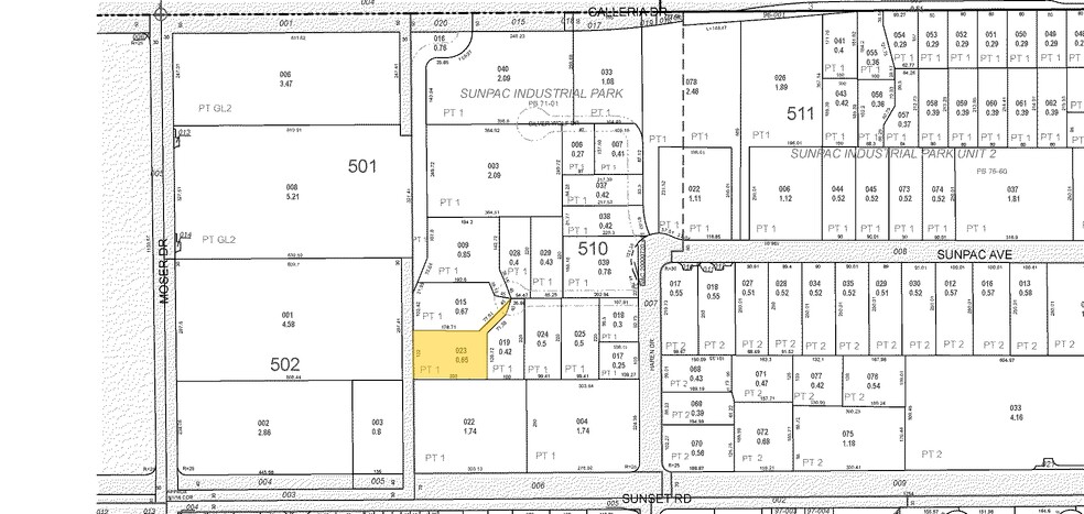 340-342 Sunpac Ct, Henderson, NV en venta - Plano de solar - Imagen 3 de 3