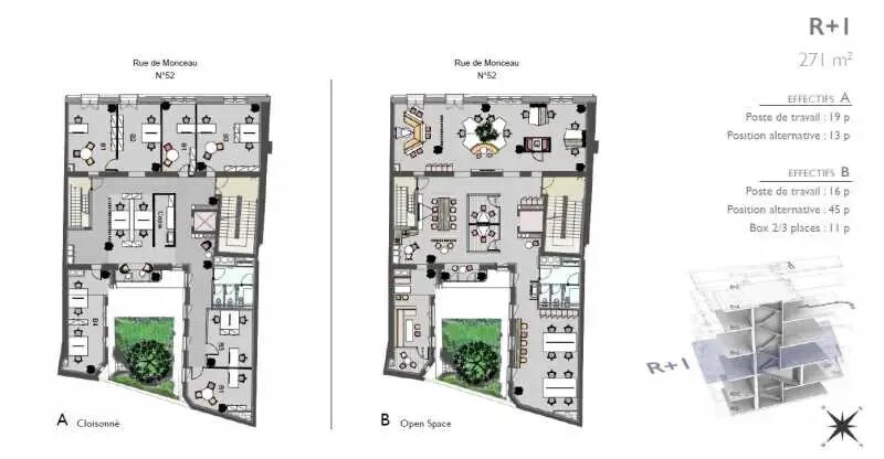 52 Rue De Monceau, Paris en alquiler Plano de la planta- Imagen 1 de 4