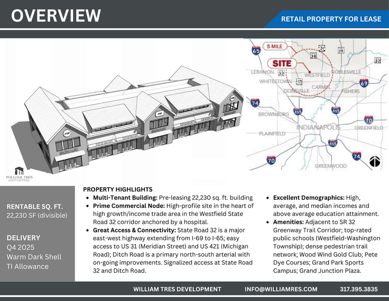 SR 32 and Ditch Road, Westfield, IN en alquiler - Foto del edificio - Imagen 2 de 8