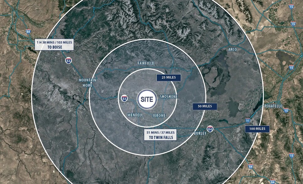 TBD Agri- Ln, Gooding, ID en venta - Plano del sitio - Imagen 3 de 3