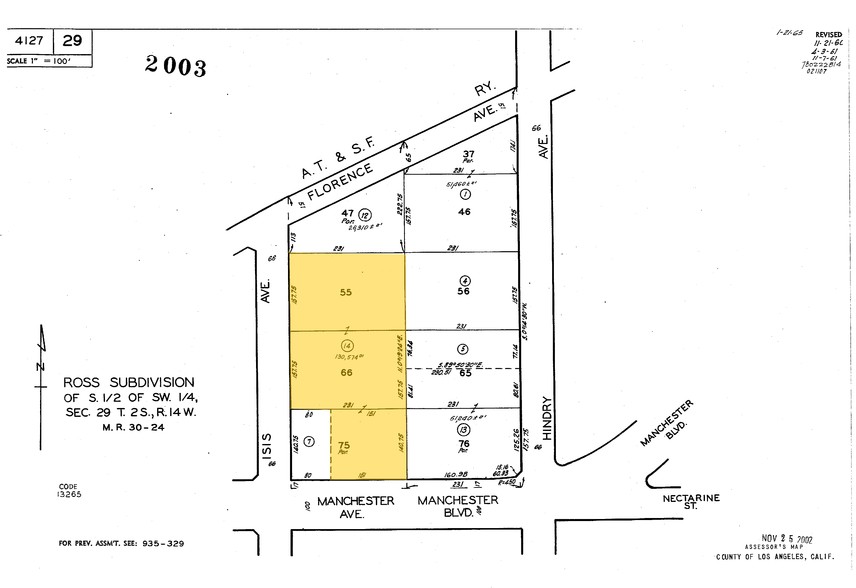 1031 W Manchester Blvd, Inglewood, CA en alquiler - Plano de solar - Imagen 3 de 22