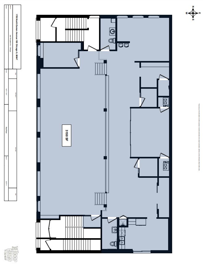 1755 N Damen Ave, Chicago, IL en alquiler Plano de la planta- Imagen 1 de 1