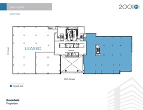 2001 M St NW, Washington, DC en alquiler Plano de la planta- Imagen 1 de 1