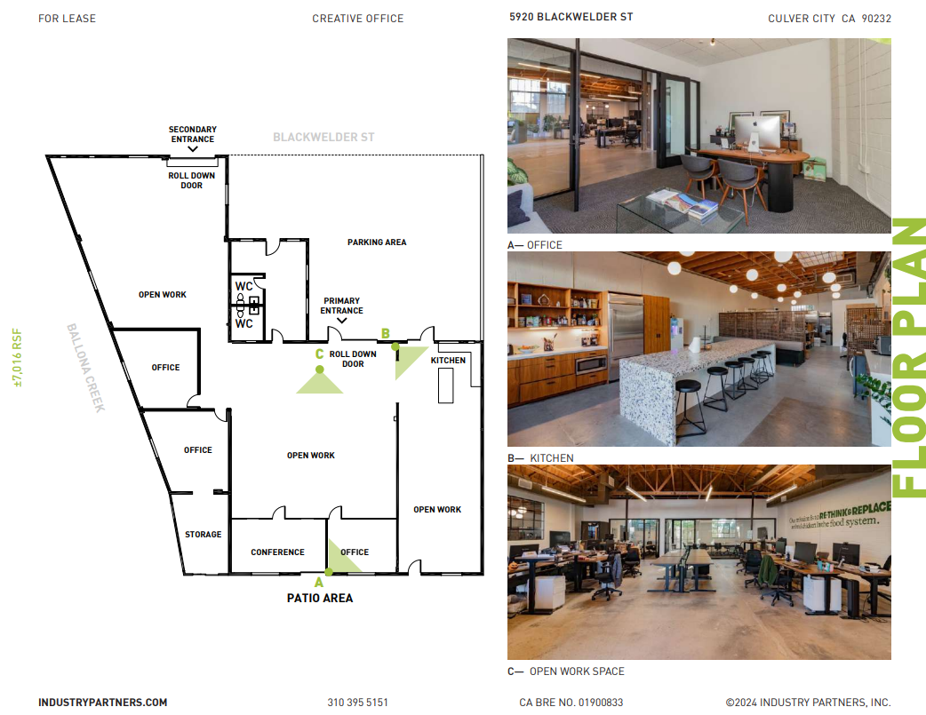 5920-5924 Blackwelder St, Culver City, CA en alquiler Plano de la planta- Imagen 1 de 1