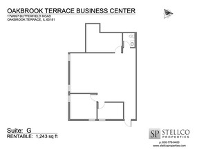 17W695-17W745 Butterfield Rd, Oakbrook Terrace, IL en alquiler Plano de la planta- Imagen 1 de 1