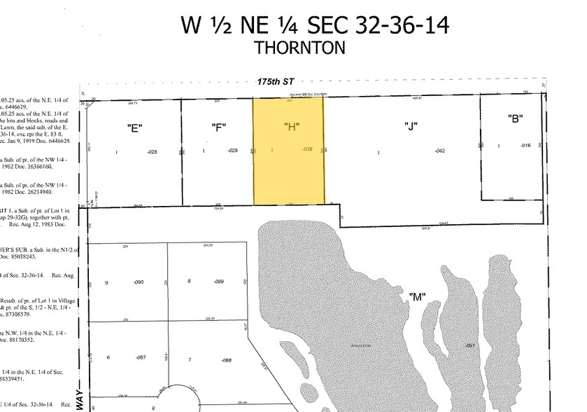 1125 W 175th St, Homewood, IL en venta - Plano de solar - Imagen 2 de 4