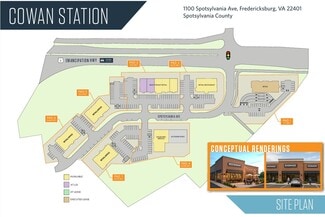 Más detalles de 1100 Spotsylvania Ave, Fredericksburg, VA - Oficina/Clínica en alquiler