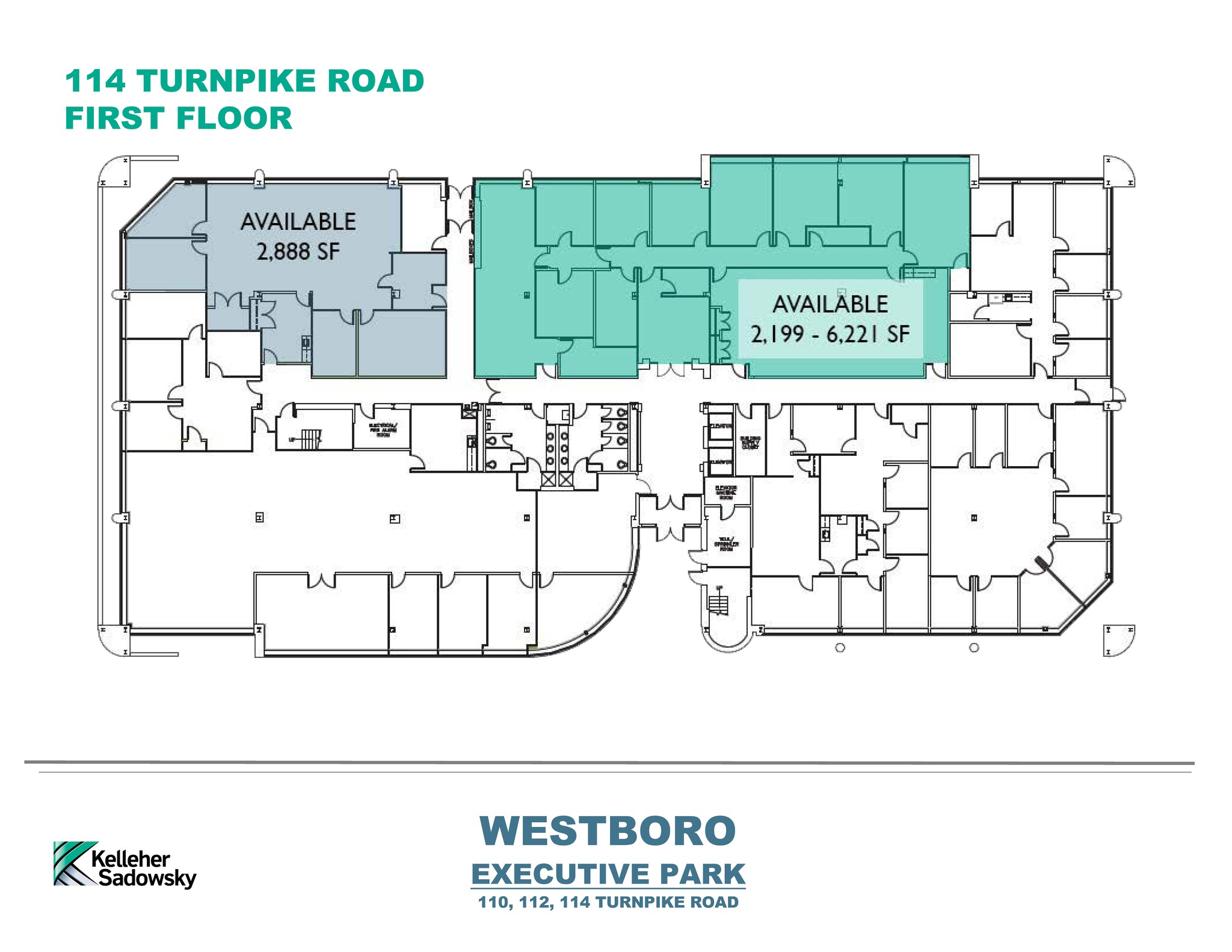 114 Turnpike Rd, Westborough, MA en alquiler Plano de la planta- Imagen 1 de 1