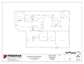 23077 Greenfield Rd, Southfield, MI en alquiler Plano de la planta- Imagen 1 de 1