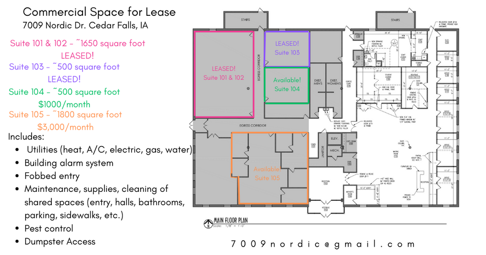 7009 Nordic Dr, Cedar Falls, IA en alquiler - Plano de la planta - Imagen 3 de 16