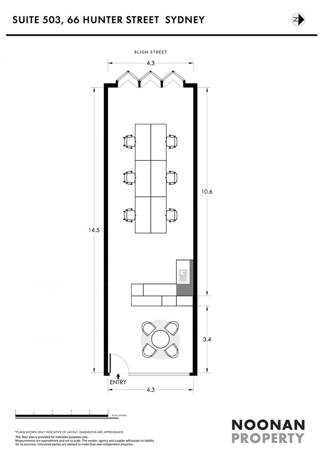 66 Hunter St, Sydney, NSW 2000 - Unidad 503 - - Plano de la planta - Image 2 of 6