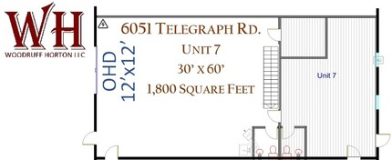 6051 Telegraph Rd, Toledo, OH en alquiler Plano de la planta- Imagen 1 de 7