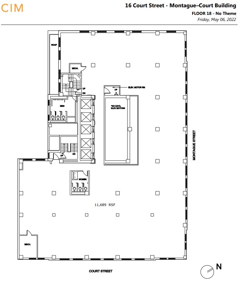 16 Court St, Brooklyn, NY en alquiler Plano de la planta- Imagen 1 de 1