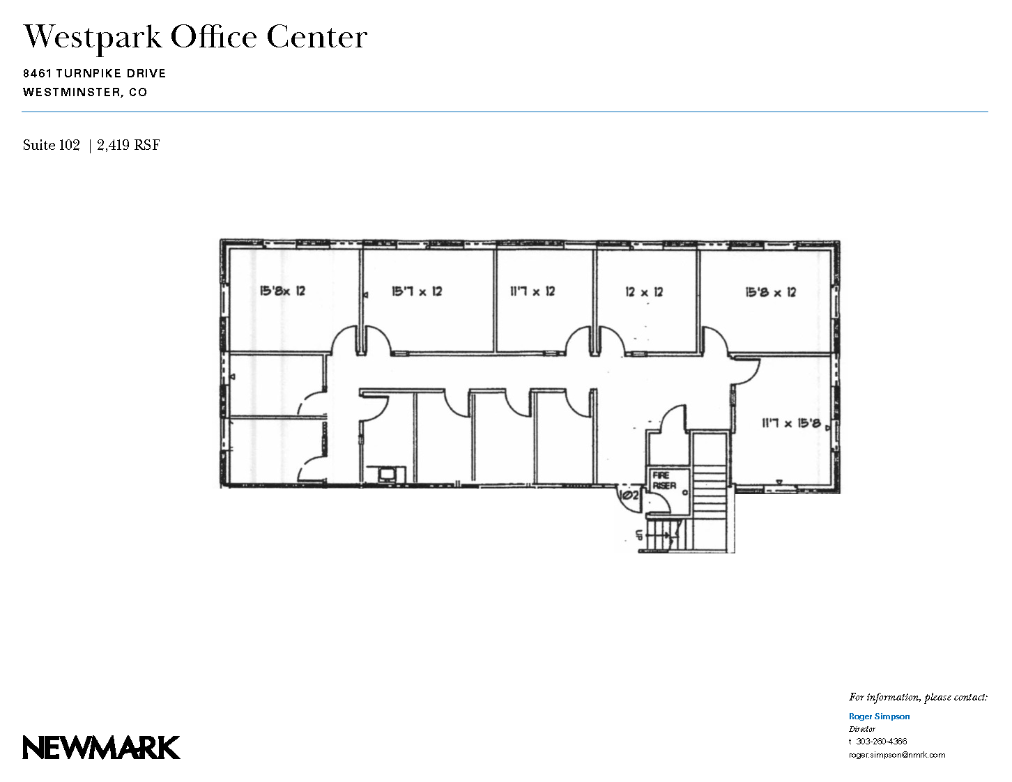 8601 Turnpike Dr, Westminster, CO en alquiler Plano de la planta- Imagen 1 de 1