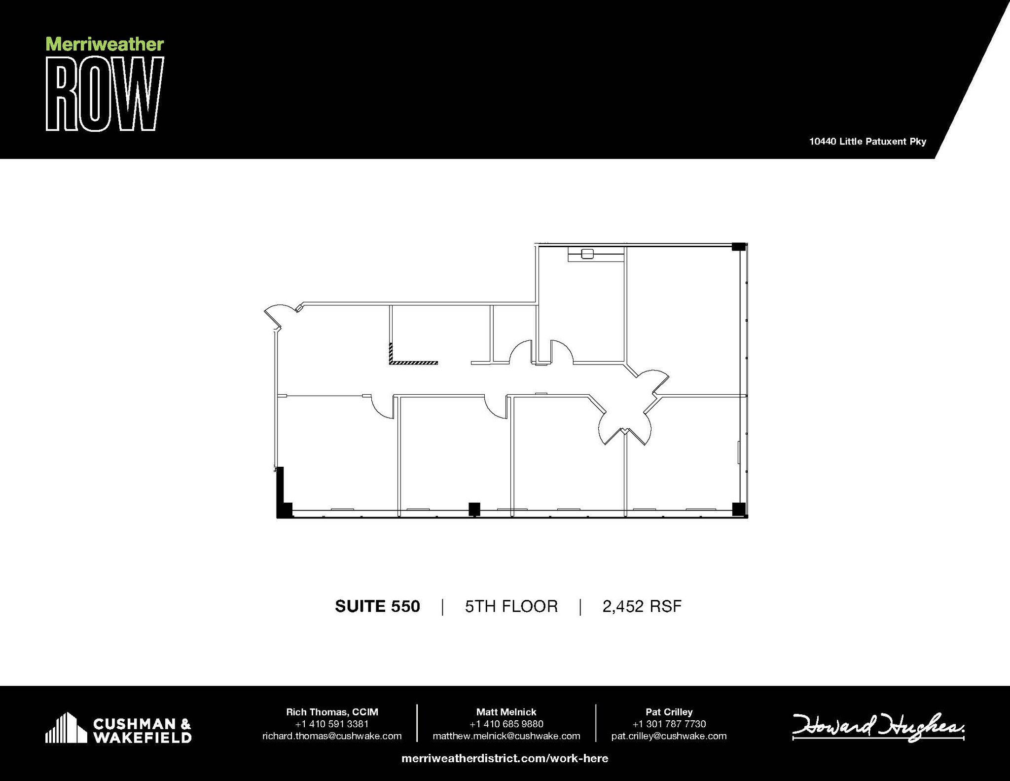 10480 Little Patuxent Pky, Columbia, MD en alquiler Plano de la planta- Imagen 1 de 1