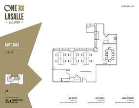 1 N La Salle St, Chicago, IL en alquiler Plano de la planta- Imagen 1 de 4