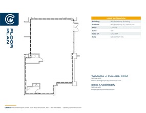 805 Broadway St, Vancouver, WA en alquiler Plano del sitio- Imagen 1 de 1