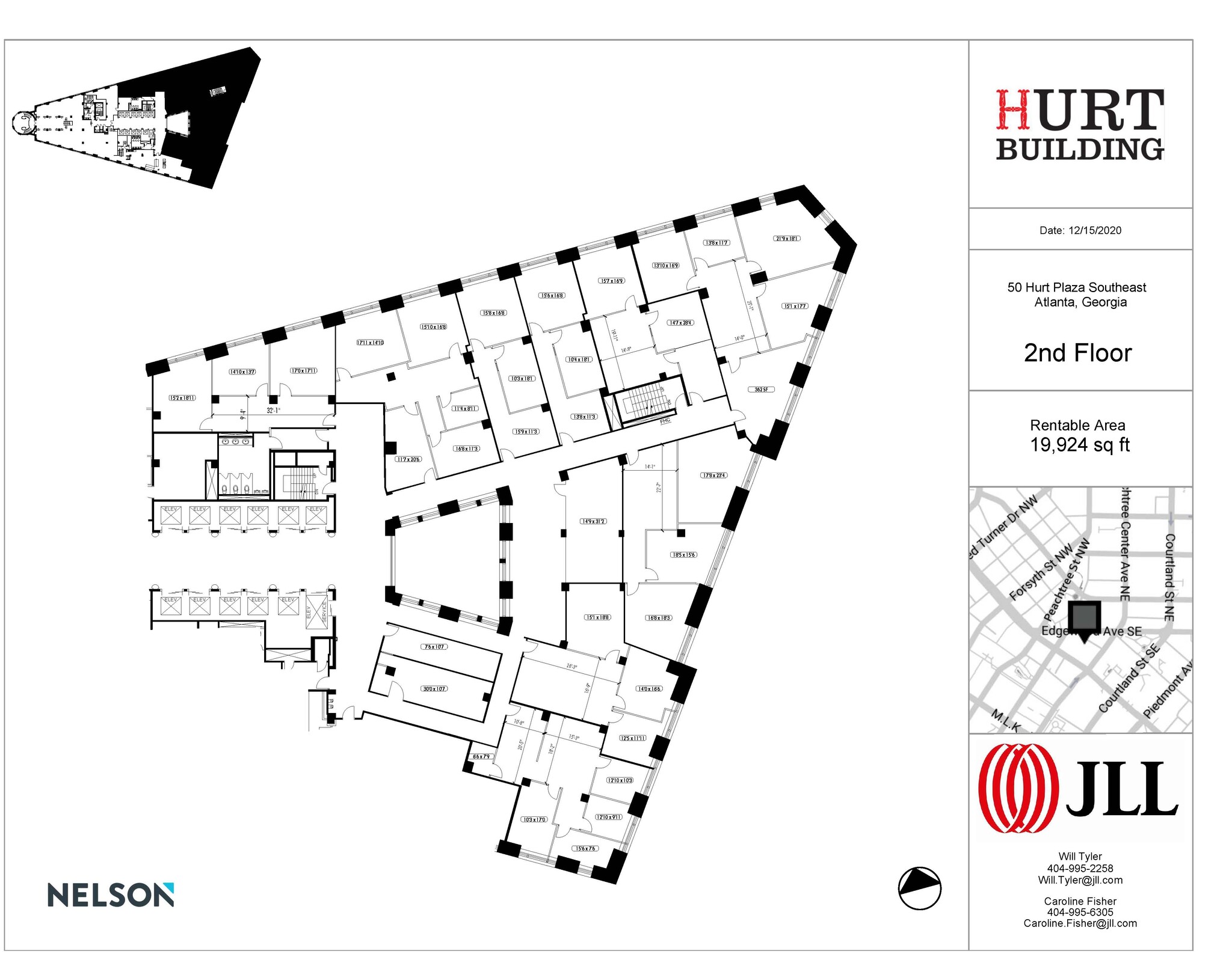 50 Hurt Plz SE, Atlanta, GA en alquiler Plano de la planta- Imagen 1 de 1