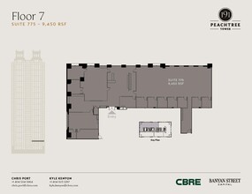 191 Peachtree St NE, Atlanta, GA en alquiler Plano de la planta- Imagen 1 de 1