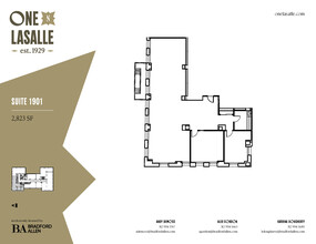 1 N La Salle St, Chicago, IL en alquiler Plano de la planta- Imagen 1 de 2