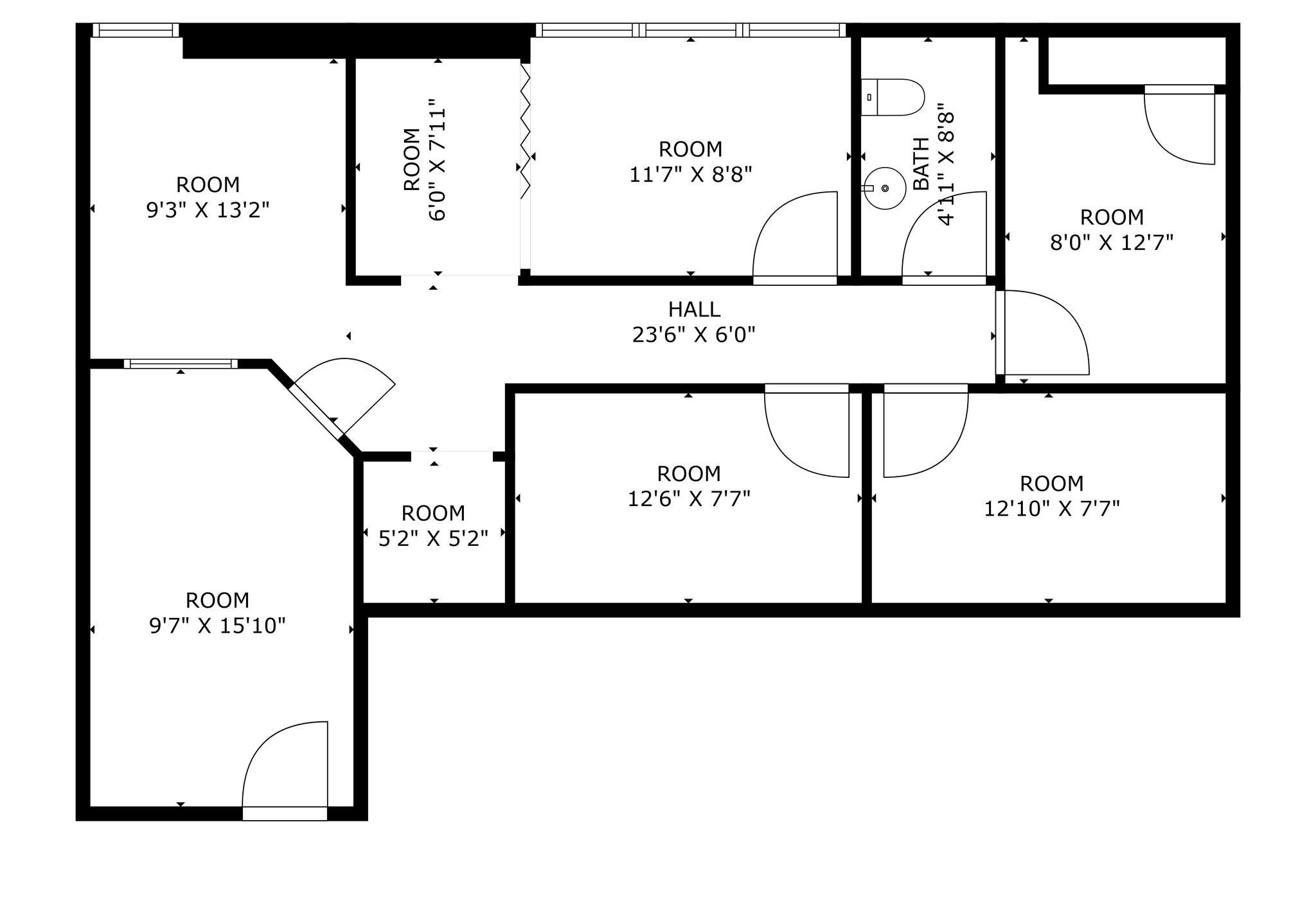 39 S Fullerton Ave, Montclair, NJ en alquiler Plano de planta tipo- Imagen 1 de 1