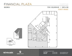 7730 E Belleview Ave, Greenwood Village, CO en alquiler Plano de la planta- Imagen 1 de 2