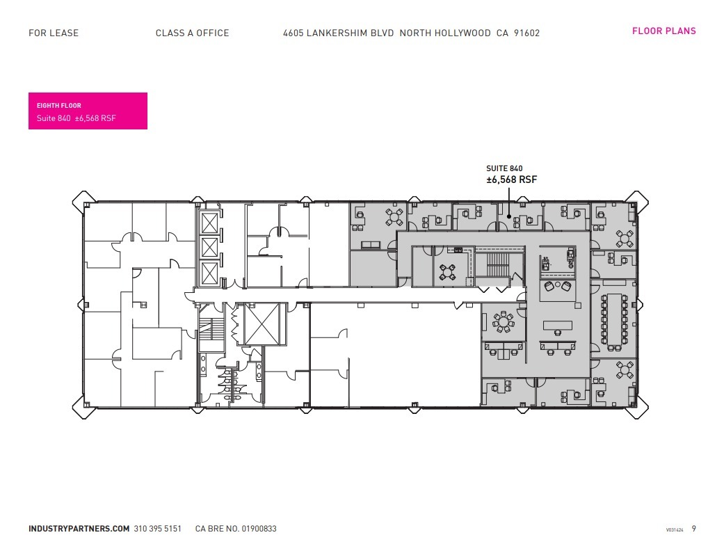 4605 Lankershim Blvd, North Hollywood, CA en alquiler Plano de la planta- Imagen 1 de 1