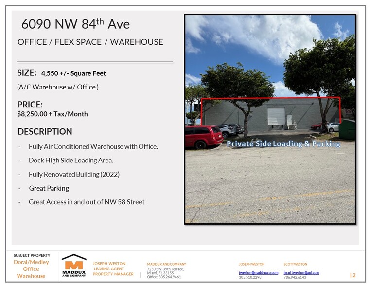 6000-6090 NW 84th Ave, Miami, FL en alquiler - Foto del edificio - Imagen 2 de 4