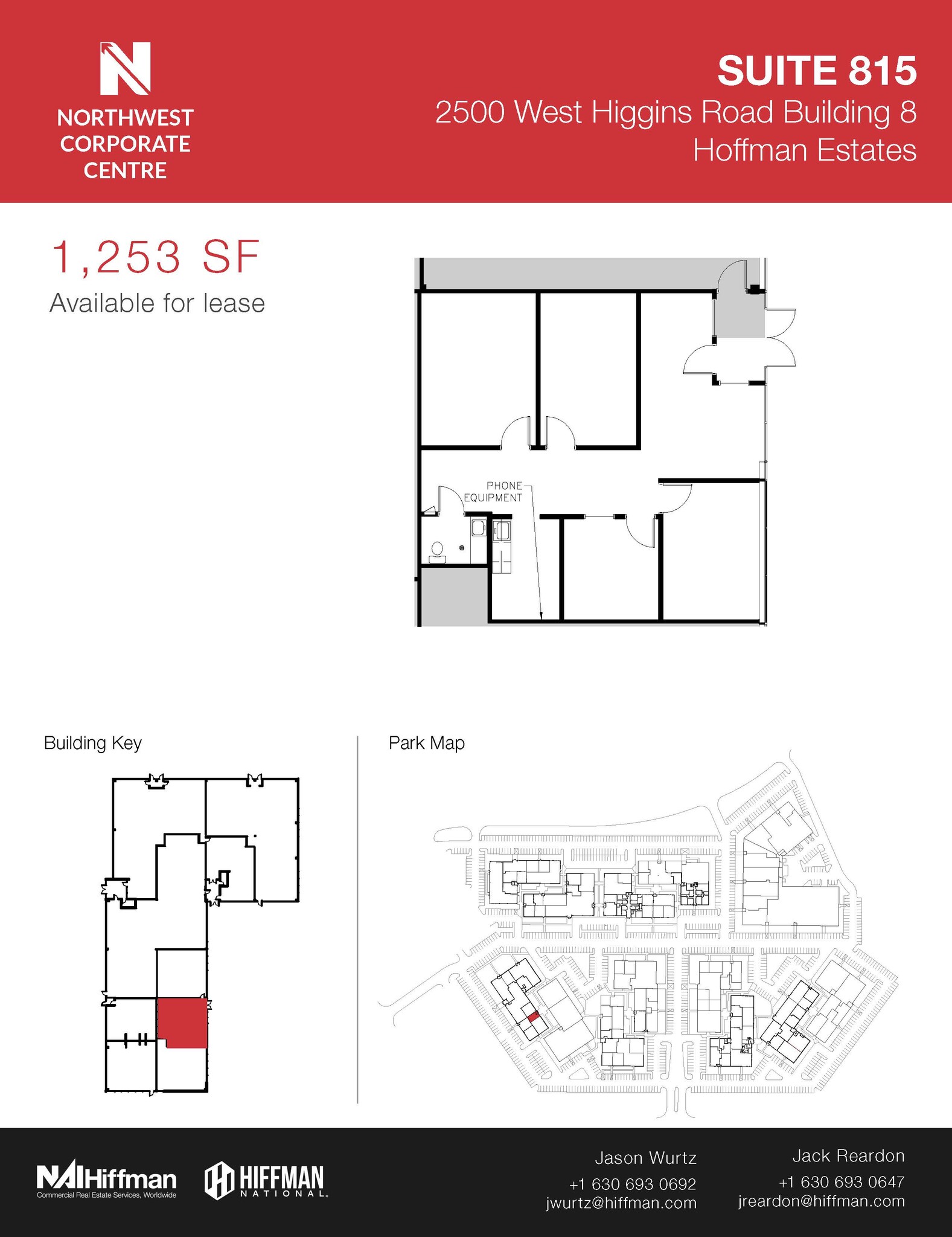 2500 W Higgins Rd, Hoffman Estates, IL en alquiler Plano de la planta- Imagen 1 de 1