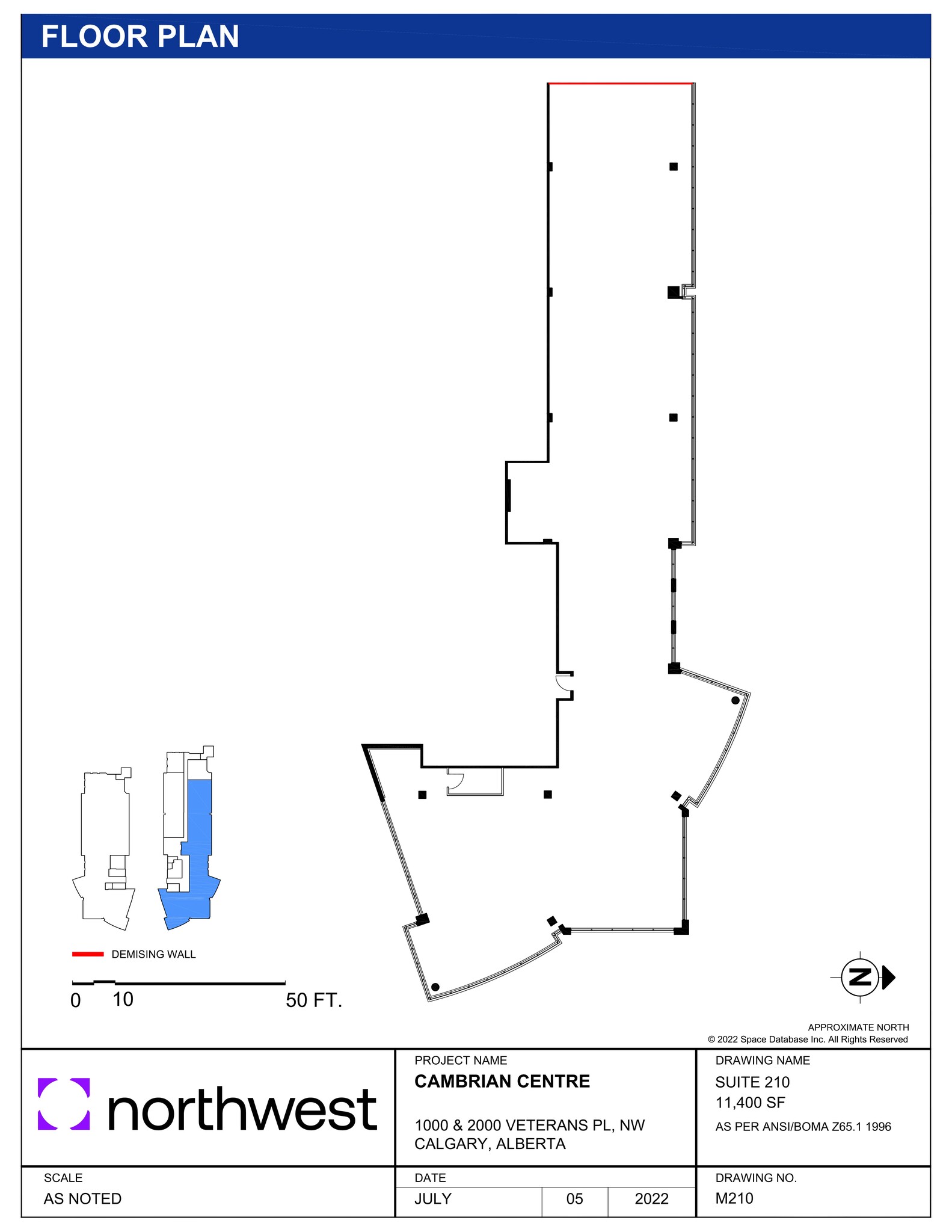 1000 Veteran's Pl NW, Calgary, AB en alquiler Plano del sitio- Imagen 1 de 1