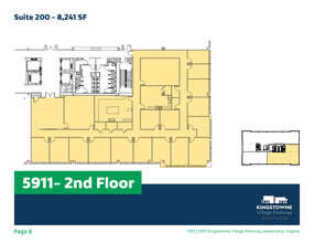 5900-5920 Kingstowne Towne Ctr, Alexandria, VA en alquiler Plano de la planta- Imagen 1 de 1